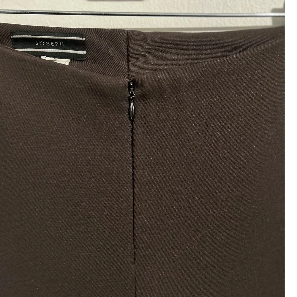 Joseph‎ Brown Slim Fit Stretch Career Pants Womens Size Medium